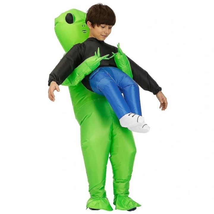 Costum gonflabil copii, extraterestru, marime 110-145cm, multicolor