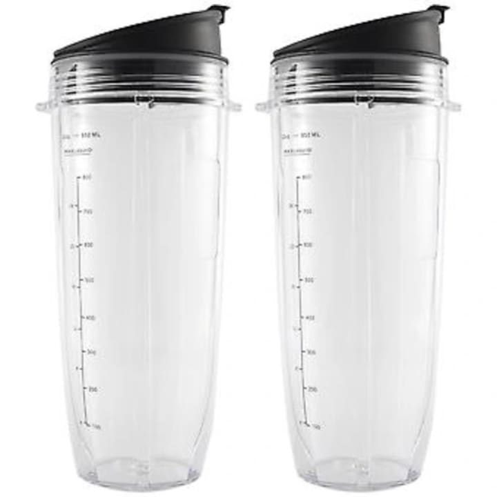 Cana de 32 uncii cu capac etans, piese de schimb si accesorii pentru Auto-IQ 1000W si Dual Blender