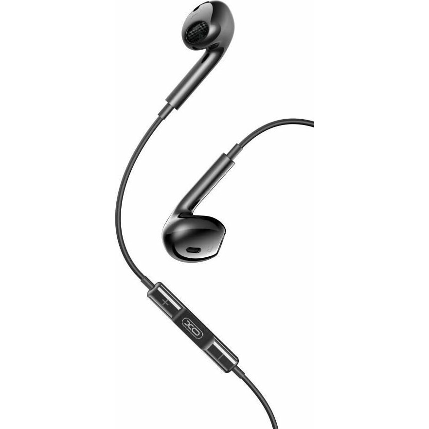 Casti cu fir XO EP74, USB-C, negru, 1.2m