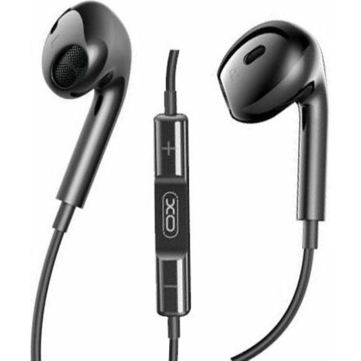 Casti cu fir XO EP74, USB-C, negru, 1.2m