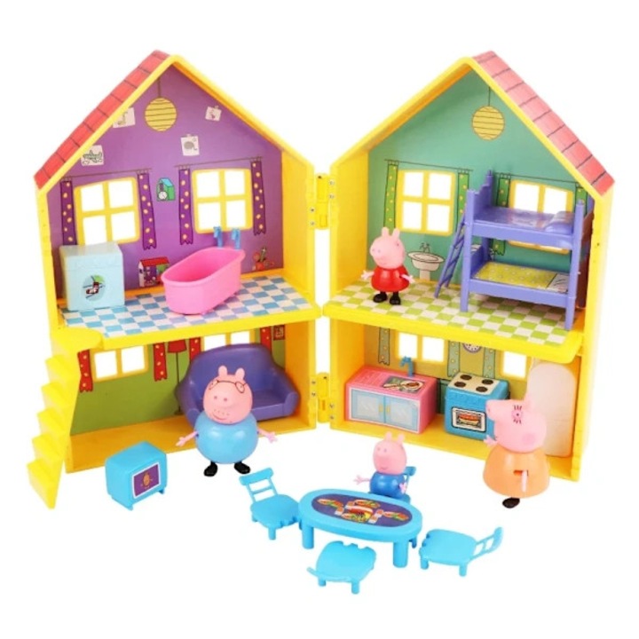 Комплект къща за кукли семейство Peppa Pig многоцветен