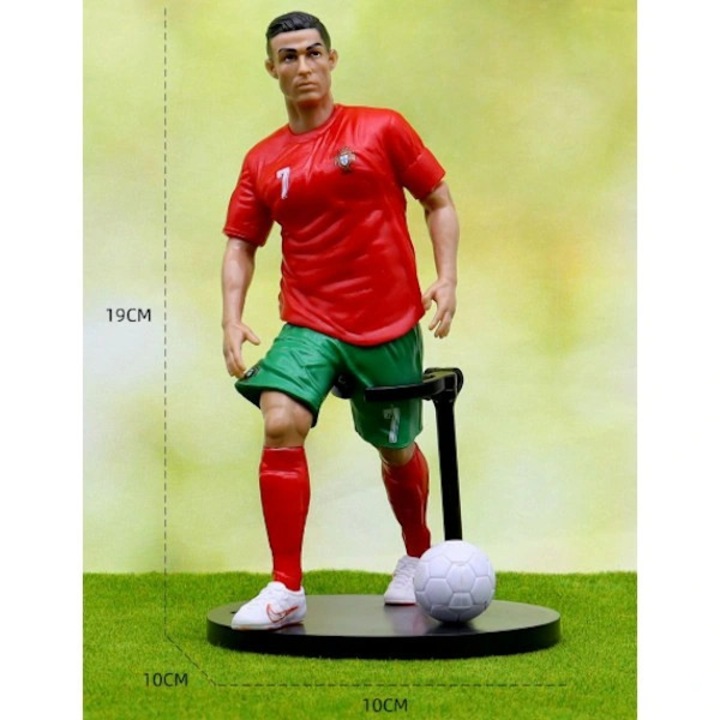 Set figurine fotbal, Ronaldo Messi Mbappe, multicolor, 1 buc