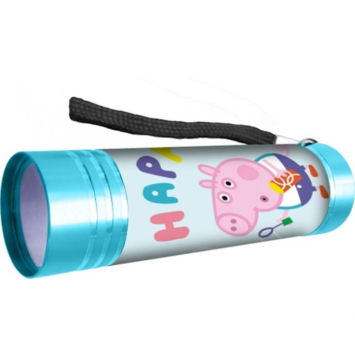 LED фенерче, 9см, Peppa Pig, многоцветен