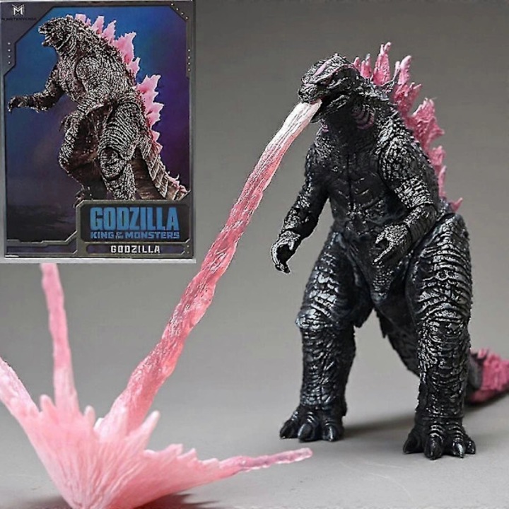 Figurina Godzilla vs Kong, monstru titan, roz, colectie, 15cm