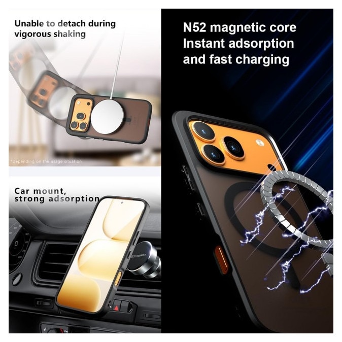 Pachet Husa + Folie Sticla Upzz® Pure Compatibila Cu Honor 600 PRO, Protectie Completa, Design Premium, Negru