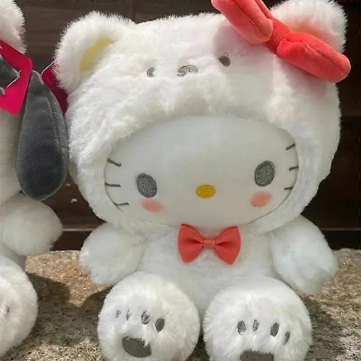 Set jucarii de plus Sanrio Hello Kitty Cinnamonroll Kuromi Pochacco multicolor 20x25cm