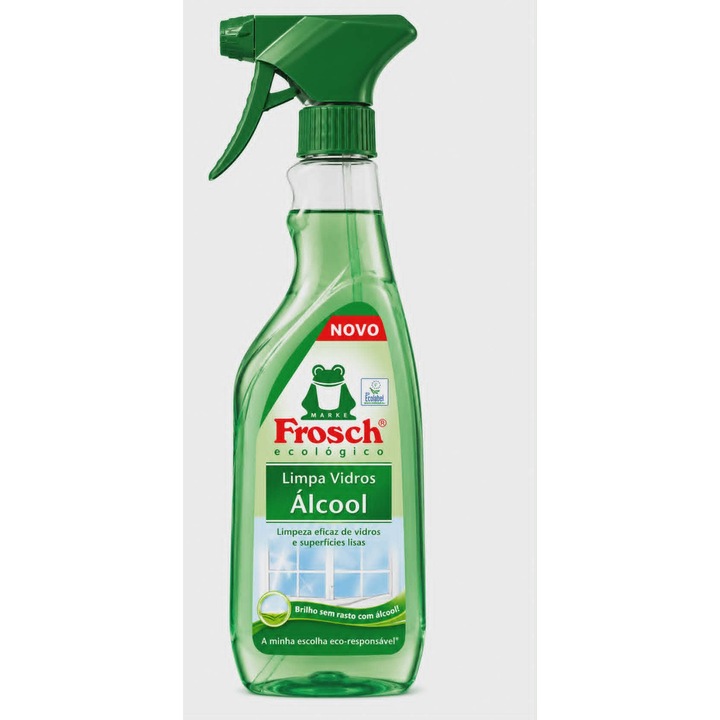 Frosch Ecologic Solutie pentru curatarea geamurilor cu alcool, 750 ml