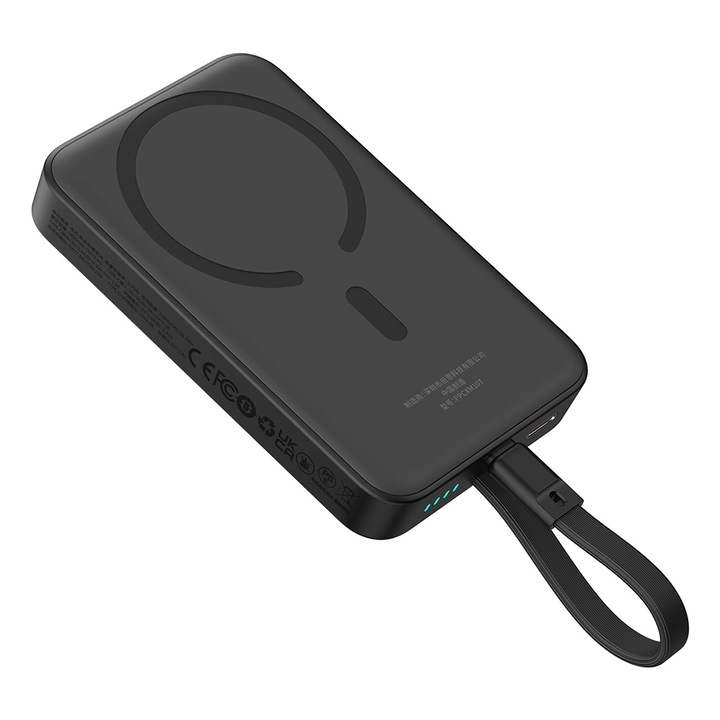 Külső akkumulátor Power Bank, Baseus, 10000 mAh, 30W, Fekete