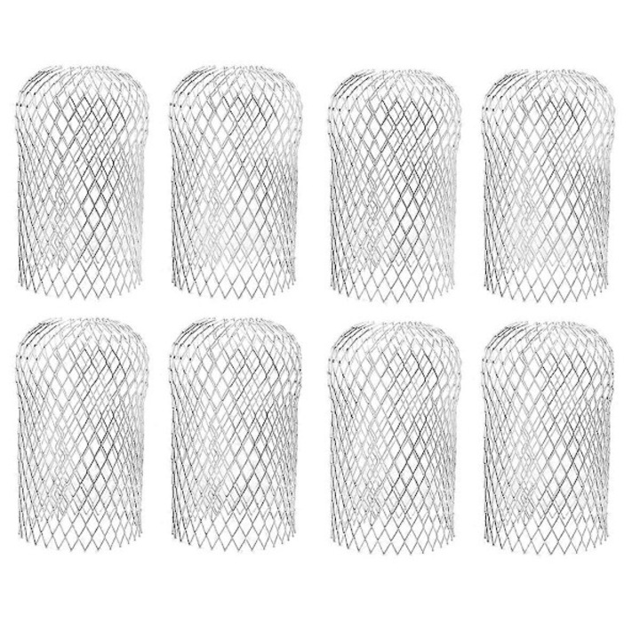 Set 8 bucati protectii jgheab aluminiu extensibile pentru frunze