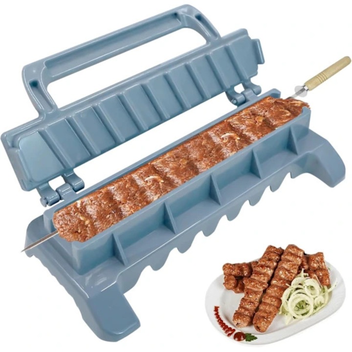 Aparat kebab portabil, compact, gri, 28.5x12.3x7.2cm