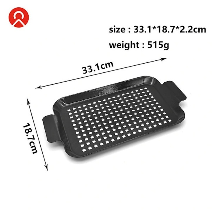 Placa gratar neaderenta otel carbon maner inox 30x20cm