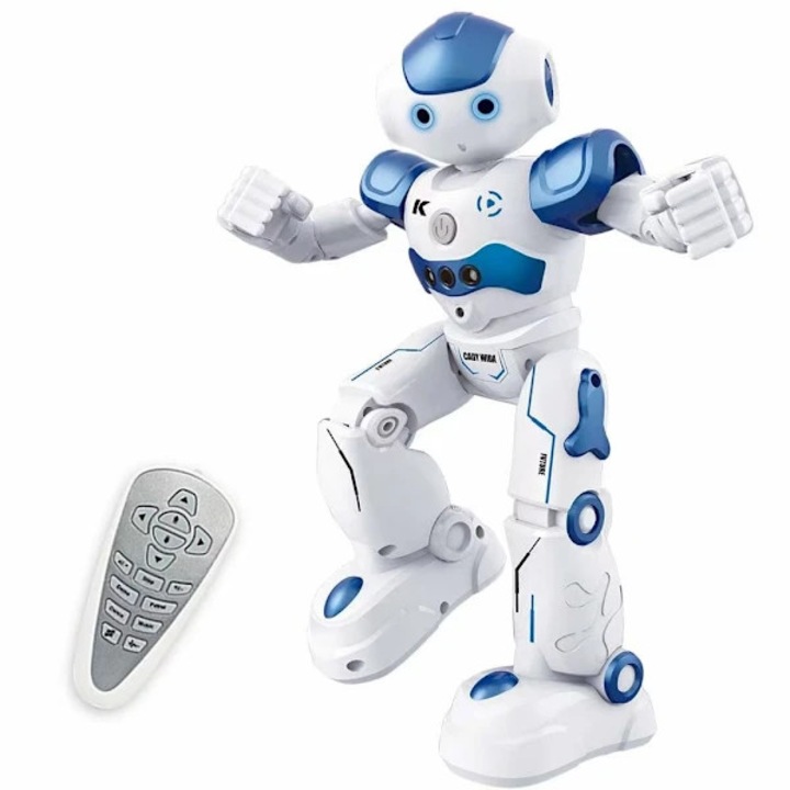 Programozható játékrobot távirányítóval és gesztusvezérléssel, többszínű
