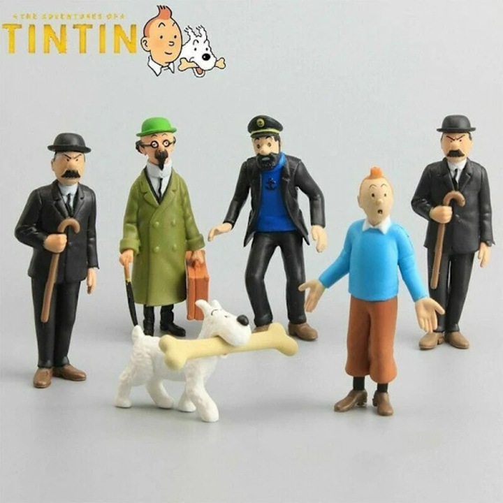 Figurine Tort Aventurile lui Tintin Accesorii Petrecere Multicolor