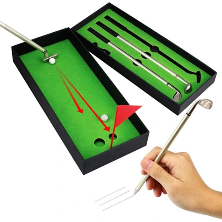 Set pixuri golf mini birou multicolor