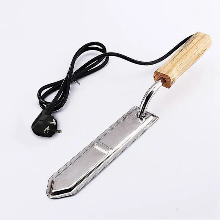 Cutit electric pentru descapacit miere, inox, 44.5x5cm, 220V, 220W
