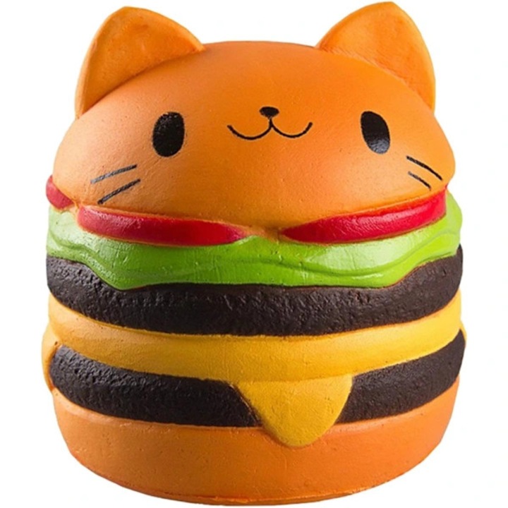 Jumbo squishy játék szett, többszínű, 15x15x10cm, puha és lassan visszatérő