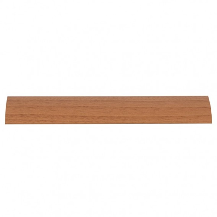 Profil trecere cu diferenta de nivel, aluminiu, 40mmx270cm, lemn nuc, maro roscat, cu suruburi mascate, set 5 buc, 3104, Ersin