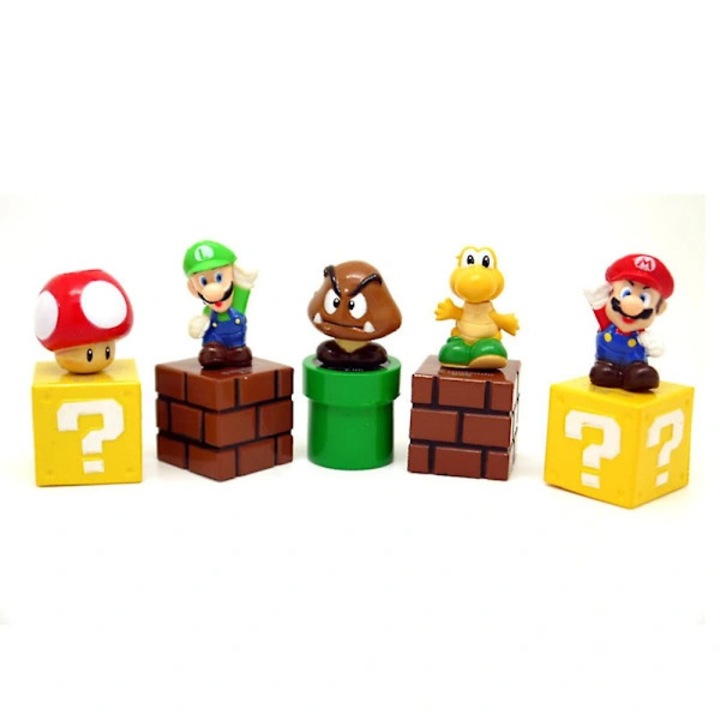 Комплект мини фигурки Super Mario, колекция, многоцветен