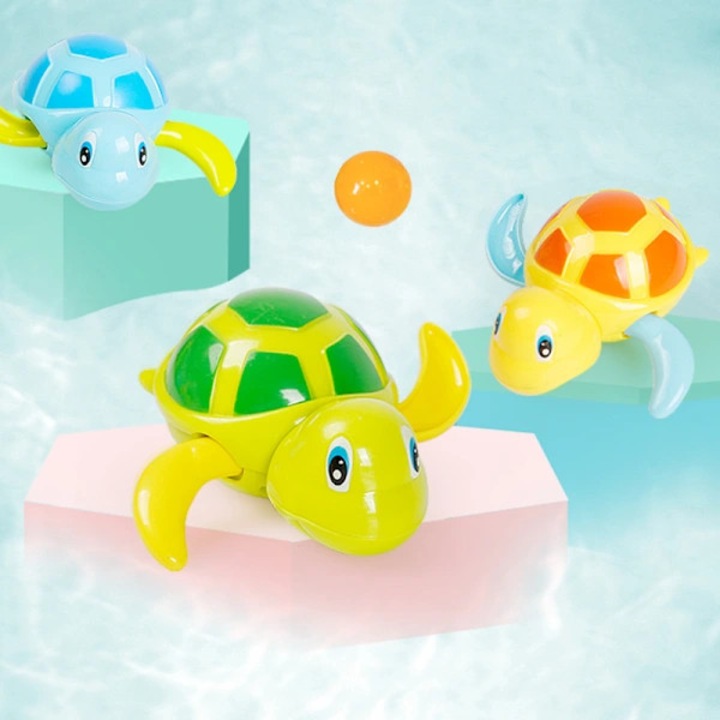 Играчки за баня костенурка, комплект 2 броя, жълт, 12x12см