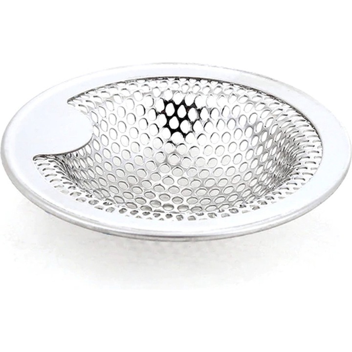 Sita de chiuveta de lux din otel inoxidabil - scurgere chiuveta - filtru de scurgere - prinzator de par - sita chiuveta - dimensiune exterioara 5 cm
