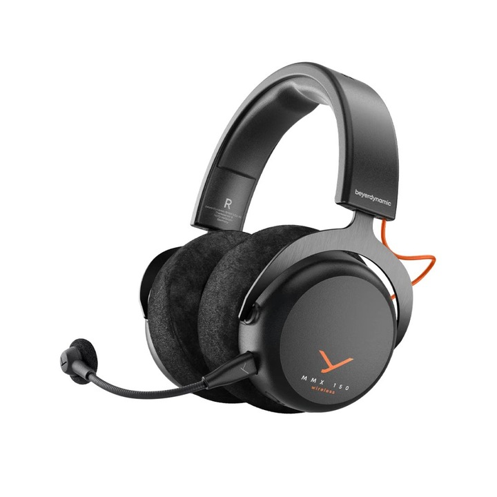 Beyerdynamic MMX 150 vezeték nélküli Bluetooth gamer fejhallgató, fehér, 32 Ohm, 20Hz-20kHz, fekete