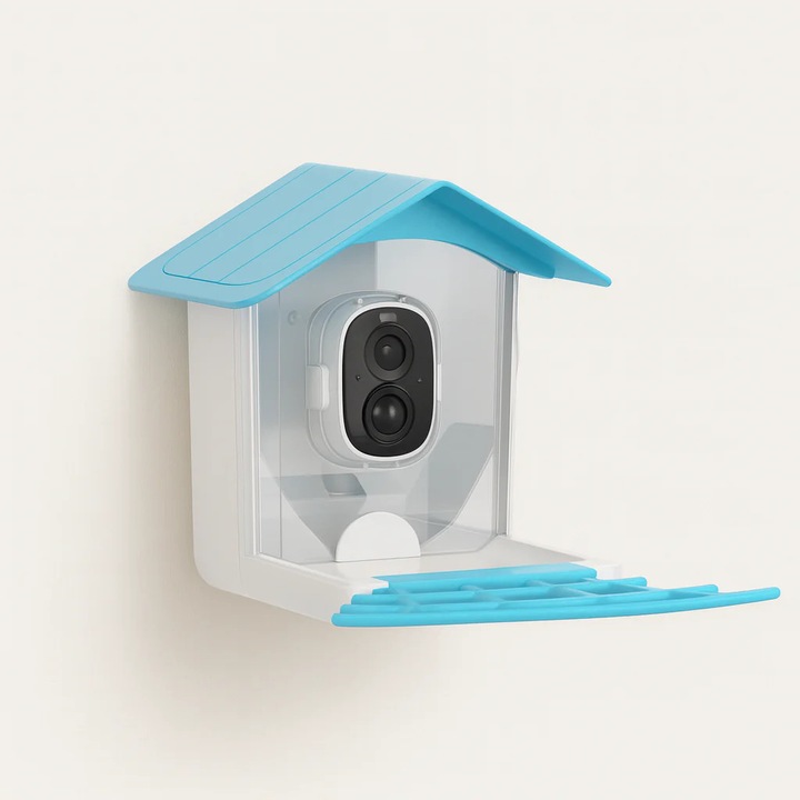 VicoSafe Smart madáretető 2K kamerával, napelemes, IP65, Wi-Fi