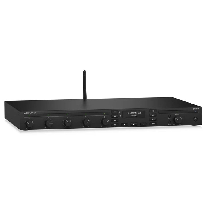 Lab Gruppen CPA2401 240W Bluetooth USB fekete kompakt keverőerősítő