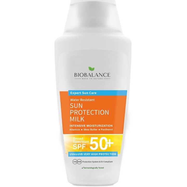 Lapte protectie solara SPF 50+, protectie foarte inalta UVA & UVB, Bio Balance, 150 ml