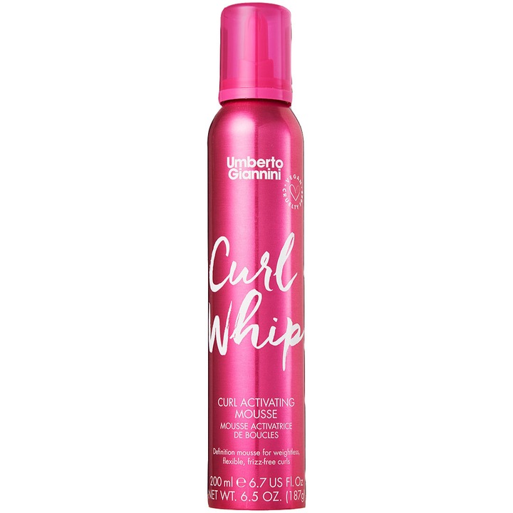 Spuma pentru activarea buclelor, Curl Whip, Umberto Giannini, 200 ml