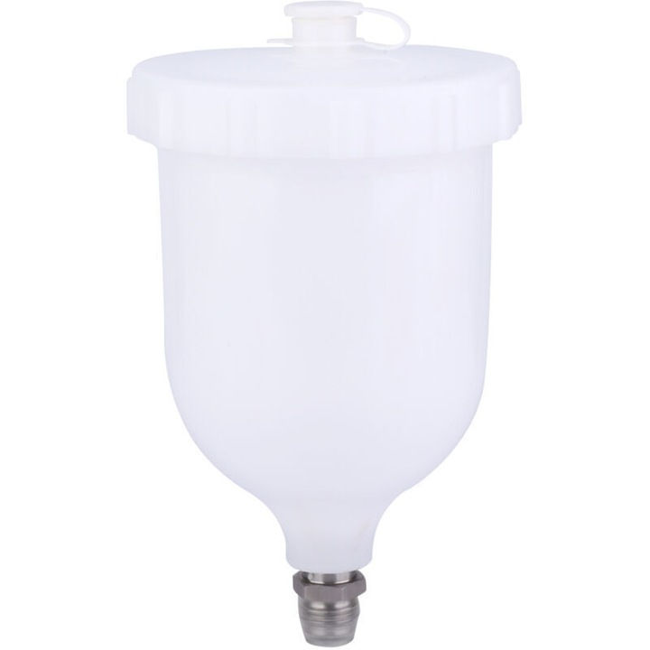 Recipient pulverizator vopsea 600ml plastic alb filet