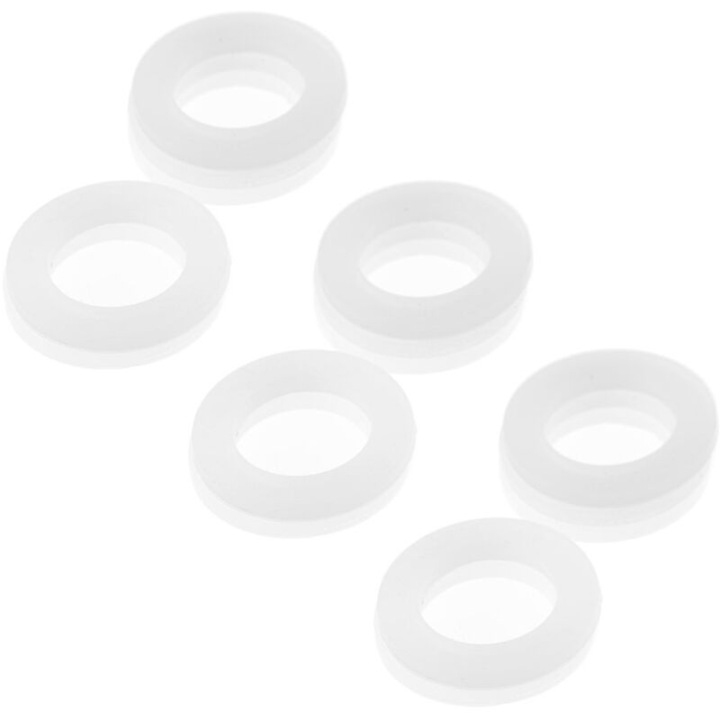 15 darabos szilikon tömítés készlet, fehér, 24x14x3mm és 31x21x3mm, vízmelegítőkhöz