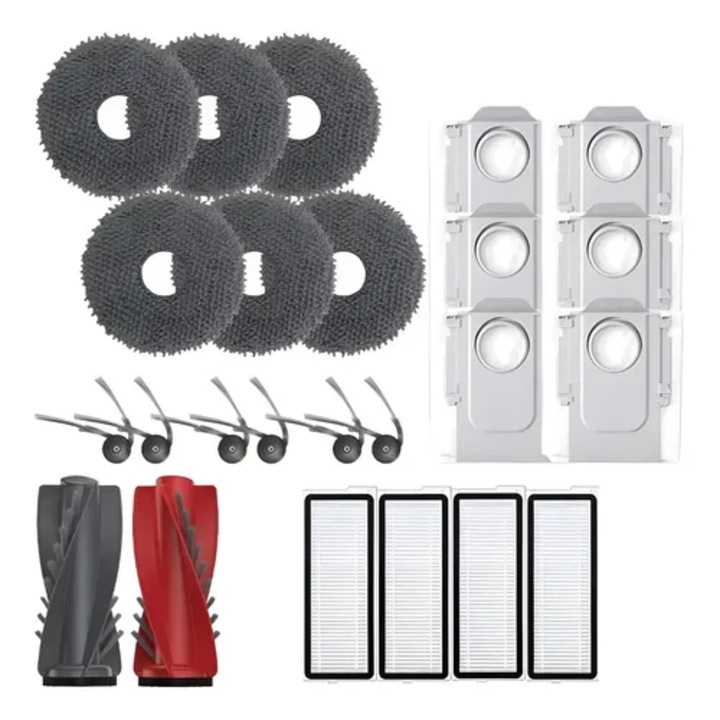 Accesorii pentru aspirator, Bedee, pachet de accesorii de schimb pentru aspiratoarele robot Roborock Qrevo S5V/Curv/Edge/Edge S5A/Curv S5X