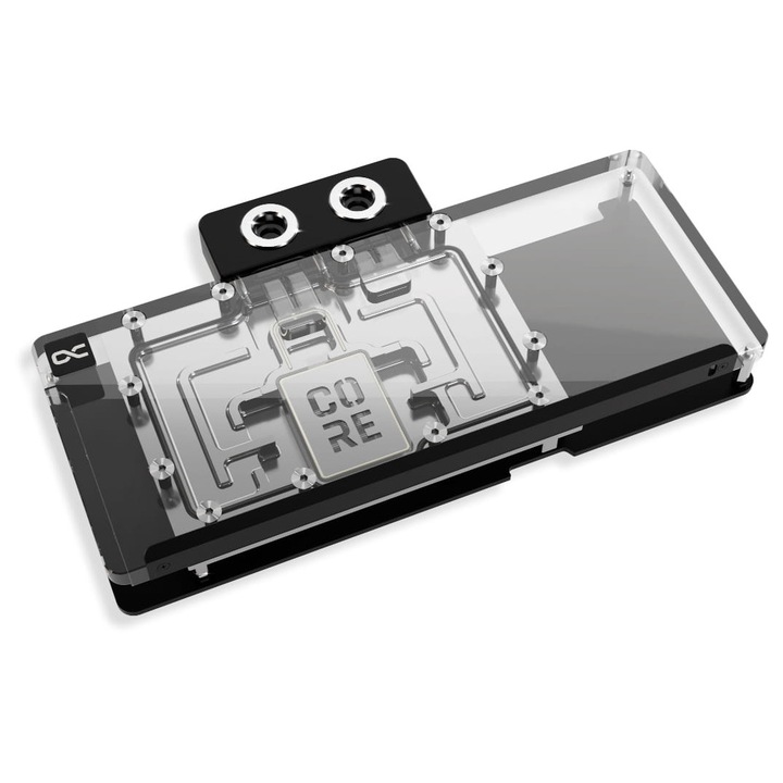 Alphacool Core RX 9070 Mercury Blok Wodny GPU, ARGB, z Backplate - Akryl