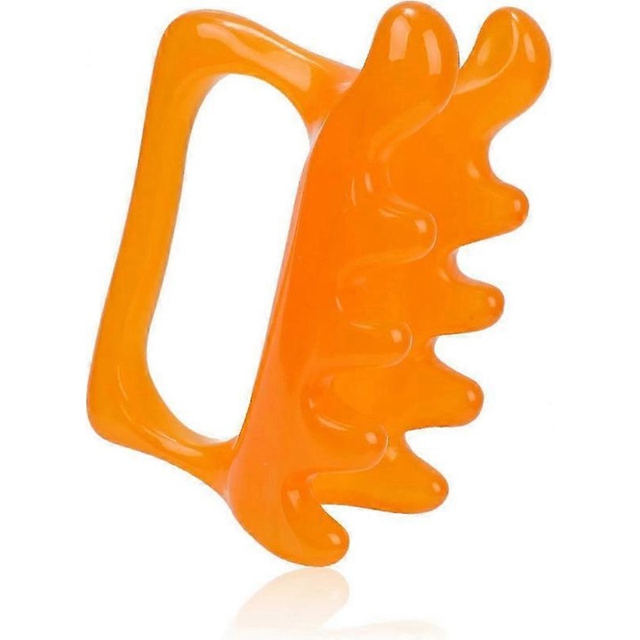 Instrument masaj fascia, rezina, 10x7x5cm, portabil