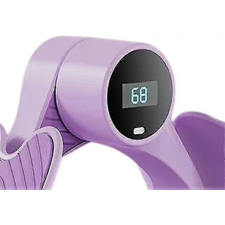 Aparat antrenament pelvian reglabil, violet, 24.5x15x6.5cm