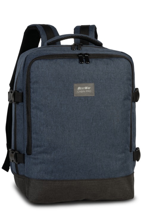 Rucsac Avion 40x30x20 cm Wizz Air/Ryanair, Poliester, 24 L, Bestway Cabin Pro, Bleumarin