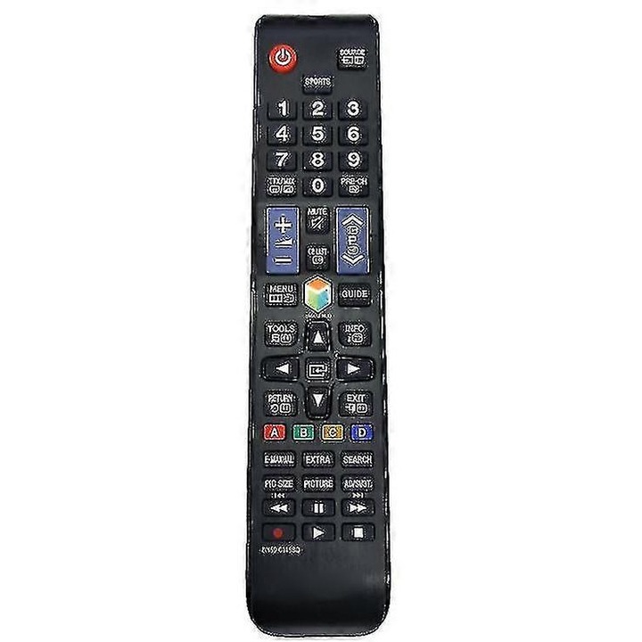 Távirányító Smart TV-hez, fekete, 230x47x23mm