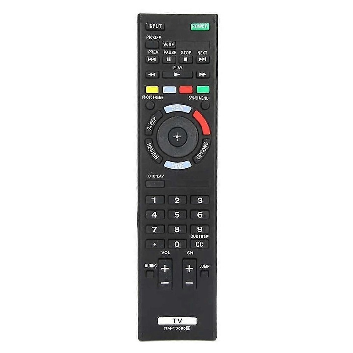 Telecomanda universala TV, 20x5x2cm, negru