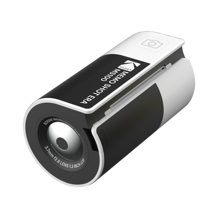 Фотоапарат за моментни снимки Kodak Memo Shot ERA MS100 – моментален печат, компактен цифров фотоапарат с технология ZINK, идеален за деца, партита и пътувания