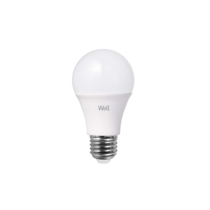 Bec LED A60 E27, 8W, 24V, meleg fehér fény 3000K, 900lm, Well