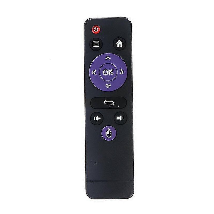 Telecomanda neagra ABS 38x4cm pentru TV Box set