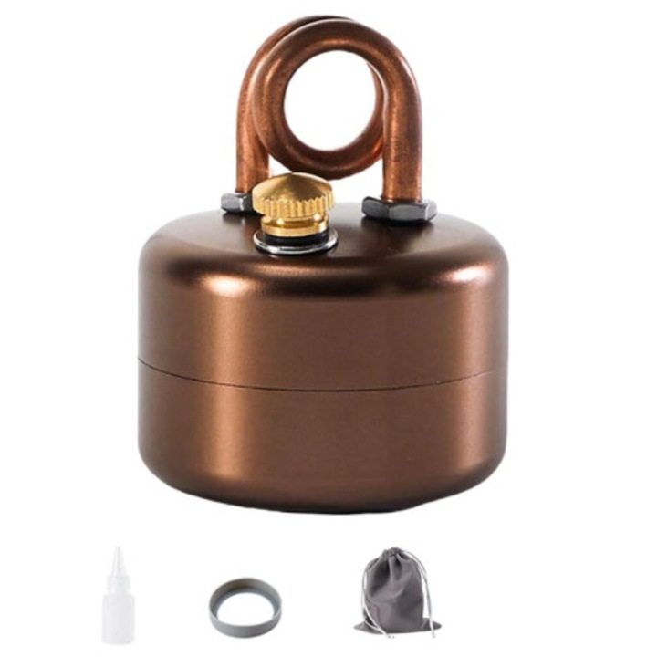 Arzator camping mini portabil, rezistent la caldura, compact, 7.3x5.4x4.2cm