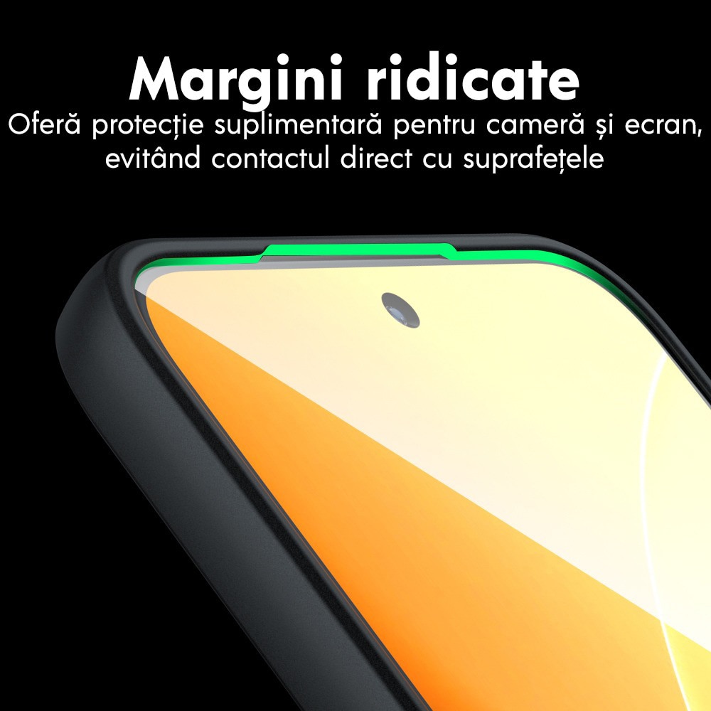 Husa pentru Xiaomi Poco X8 Pro Max Daden® PureFrost MagSafe, Incarcare wireless, Protectie sporita, Anti-amprenta, Negru fumuriu