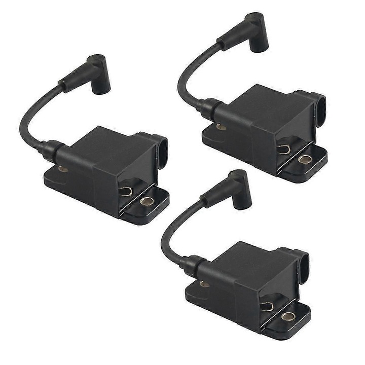 Set 3 bobine aprindere motor barca 30-600HP negru 10x5x5cm