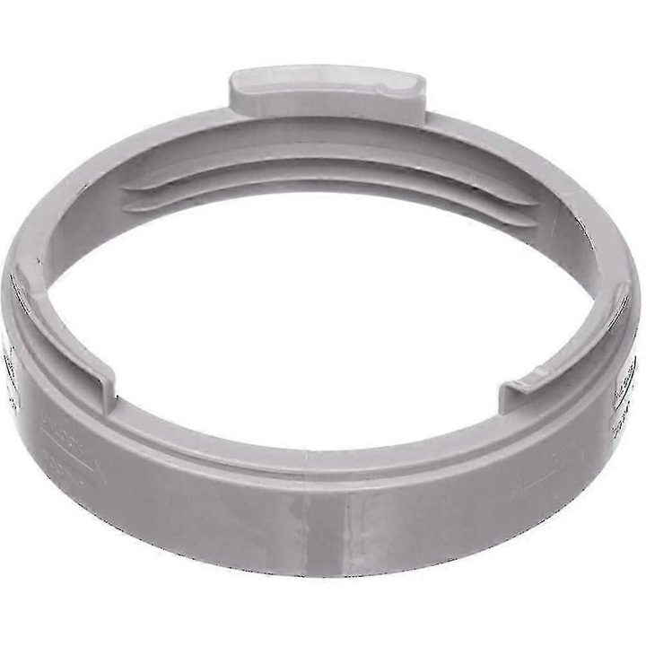 Adaptor furtun aer conditionat, rotund, plastic, gri alb, 15x15cm