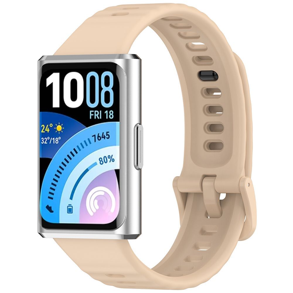Curea ceas Techsuit W082 bej compatibila cu Huawei Band 11 11 Pro