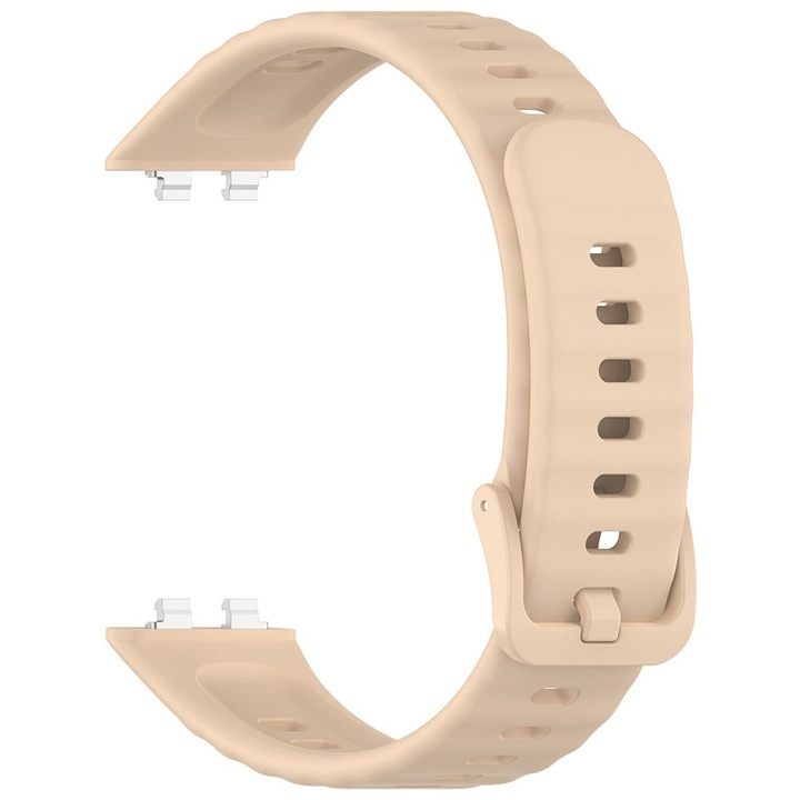 Curea ceas Techsuit W082 bej compatibila cu Huawei Band 11 11 Pro