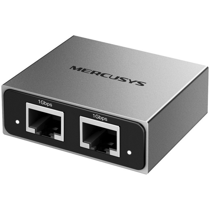 Mercusys MEH35 Ethernet hálózati elosztó, 4 x gigabit port, plug-in play, Cat 8/7/6/5e/5 kompatibilis