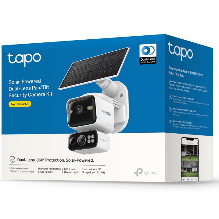 Kit camera de supraveghere Wireles duala cu panou solar TP-Link