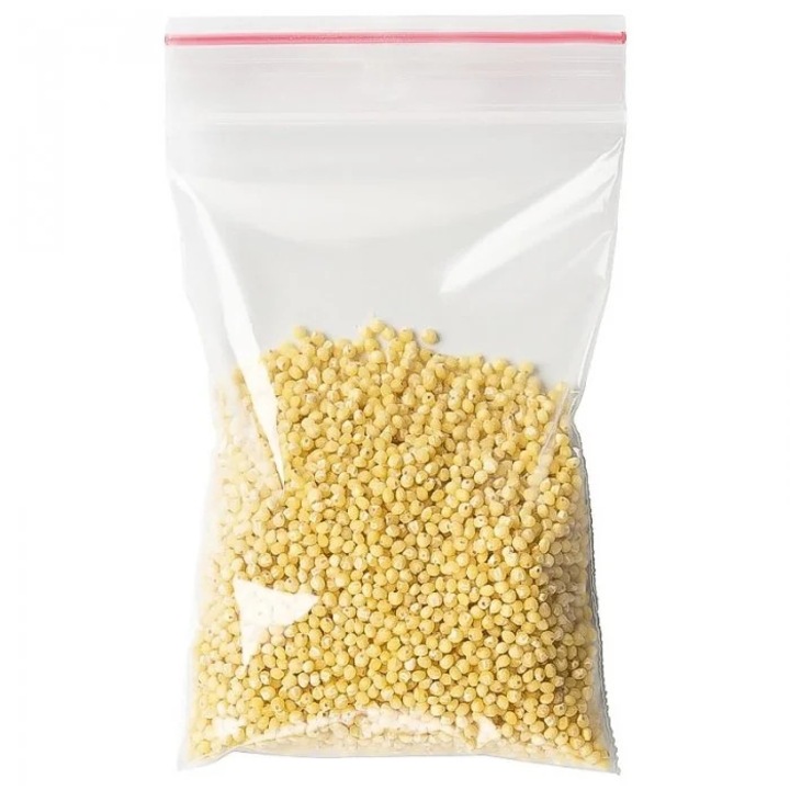 Set 100 buc Pungi cu Fermoar Ziplock INATECH ® 70 x 100 mm, 40 my, Transparent